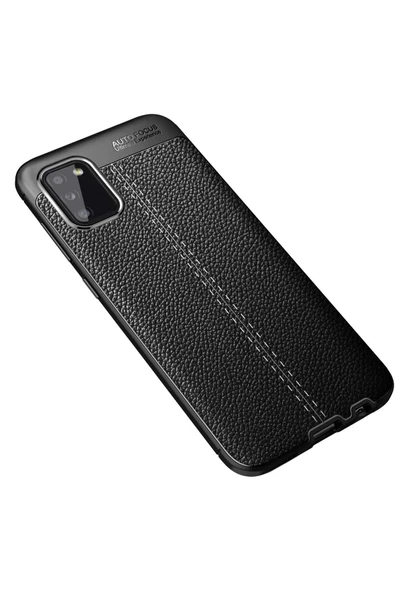Samsung Galaxy A02S Kılıf Auto Focus Kapak - Siyah - Resim 2