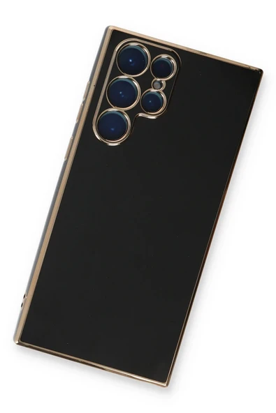 Samsung Galaxy S22 Ultra Kılıf Volet Silikon - Siyah - Resim 2