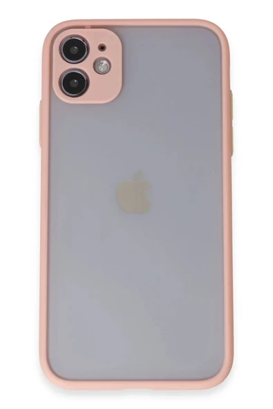 iPhone 11 Kılıf Montreal Silikon Kapak - Pembe ürün görseli