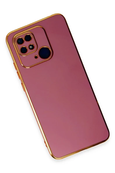 Xiaomi Redmi 10C Kılıf Volet Silikon - Kırmızı - Resim 2