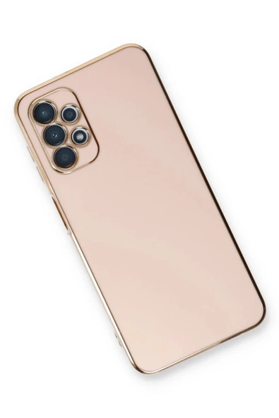 Samsung Galaxy A13 4G Kılıf Volet Silikon - Pembe - Resim 3