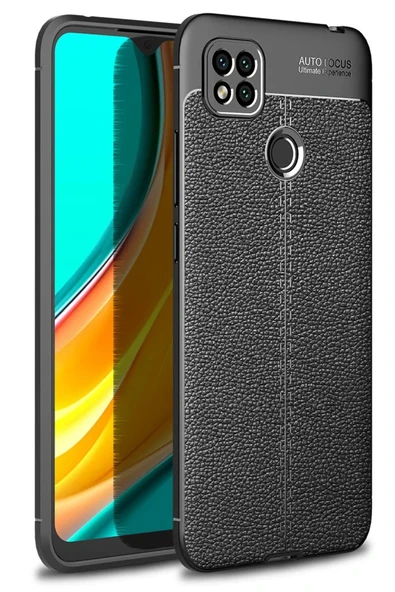 Xiaomi Redmi 9C Kılıf Auto Focus Kapak - Siyah ürün görseli
