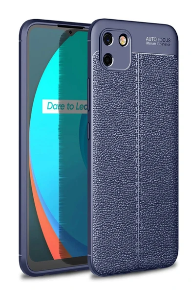 Realme C11 2021 Kılıf Auto Focus Kapak - Lacivert ürün görseli