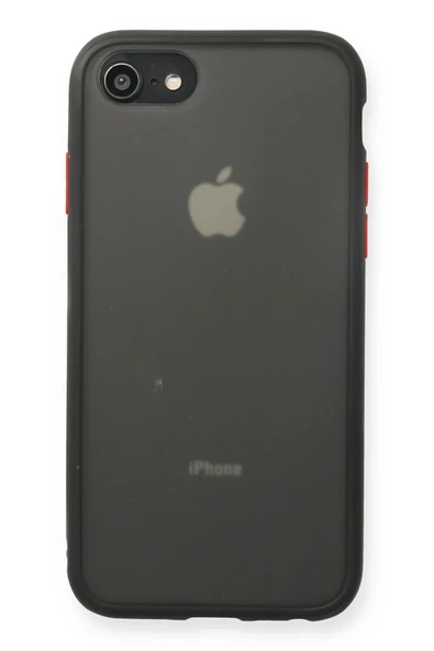 iPhone 7 Kılıf Montreal Silikon Kapak - Siyah ürün görseli