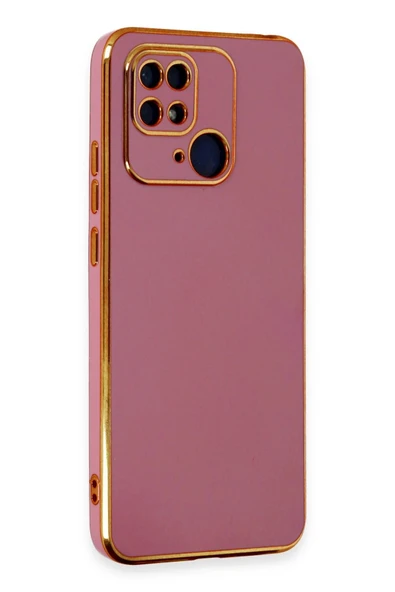 Xiaomi Redmi 10C Kılıf Volet Silikon - Kırmızı - Resim 3