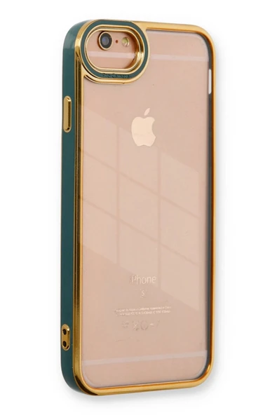 iPhone 6 Kılıf Liva Lens Silikon - Yeşil ürün görseli