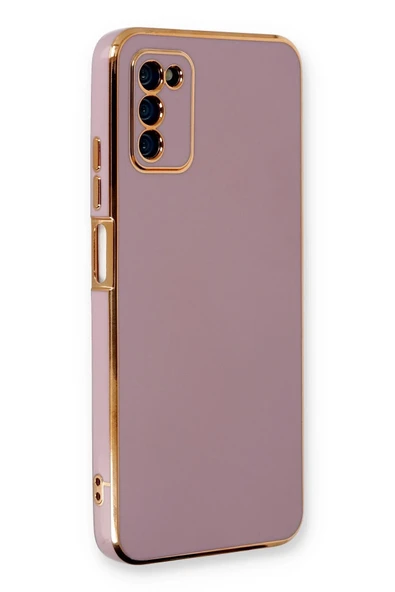 Samsung Galaxy A03S Kılıf Volet Silikon - Mor ürün görseli
