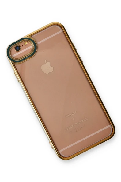 iPhone 6 Kılıf Liva Lens Silikon - Yeşil - Resim 3