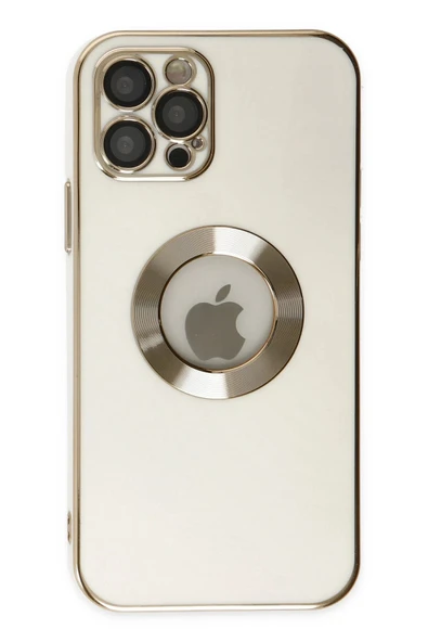 iPhone 12 Pro Max Kılıf Store Silikon - Beyaz - Resim 2