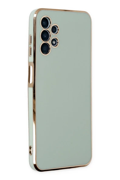 Samsung Galaxy A13 4G Kılıf Volet Silikon - Açık Yeşil ürün görseli