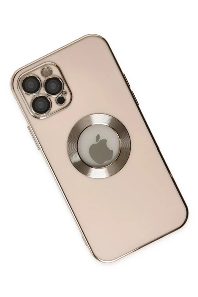 iPhone 12 Pro Max Kılıf Store Silikon - Pembe - Resim 3