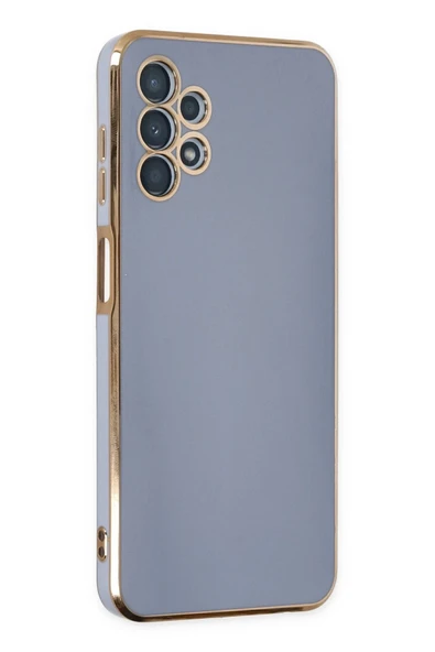 Samsung Galaxy A13 4G Kılıf Volet Silikon - Mavi ürün görseli