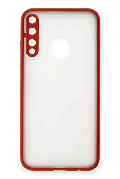 Huawei P40 Lite E Kılıf Montreal Silikon Kapak - Kırmızı ürün görseli