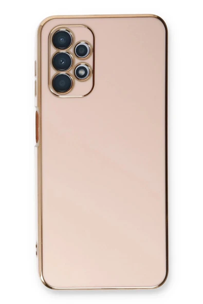 Samsung Galaxy A13 4G Kılıf Volet Silikon - Pembe - Resim 2