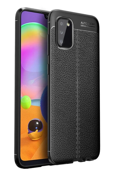 Samsung Galaxy A02S Kılıf Auto Focus Kapak - Siyah ürün görseli