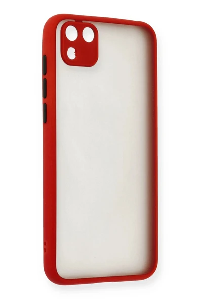 Huawei Y5P Kılıf Montreal Silikon Kapak - Kırmızı - Resim 2