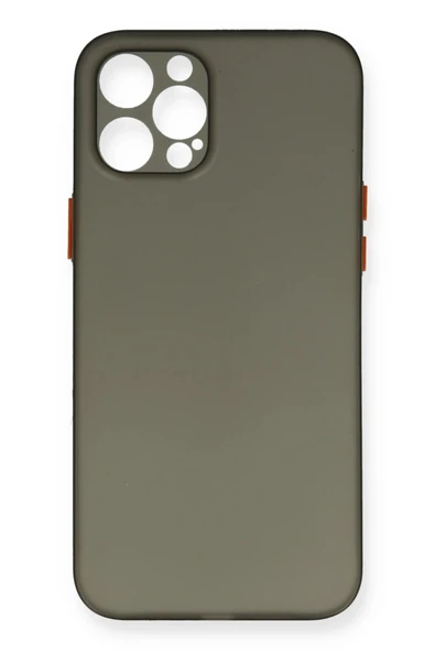 iPhone 12 Pro Max Kılıf PP Ultra İnce Kapak - Gri ürün görseli