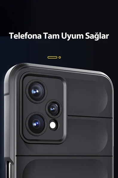 Realme 9 Pro 5G Kılıf Optimum Silikon - Kırmızı - Resim 5