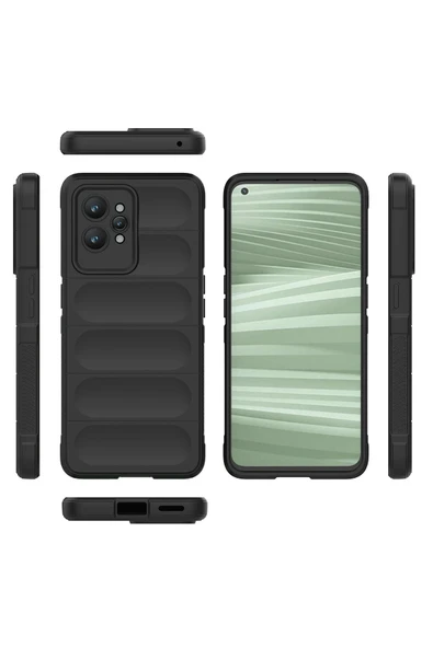 Realme GT2 Pro 5G Kılıf Optimum Silikon - Bordo - Resim 3