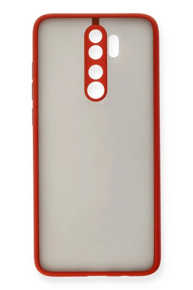 Xiaomi Redmi Note 8 Pro Kılıf Montreal Silikon Kapak - Kırmızı - 2