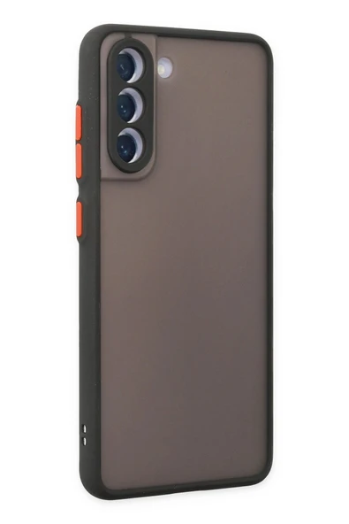 Samsung Galaxy S21 FE Kılıf Montreal Silikon Kapak - Siyah - Resim 3