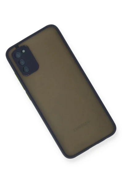 Samsung Galaxy A02S Kılıf Montreal Silikon Kapak - Lacivert - Resim 3