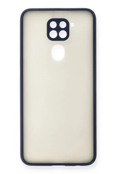 Xiaomi Redmi Note 9 Kılıf Montreal Silikon Kapak - Lacivert - Resim 2
