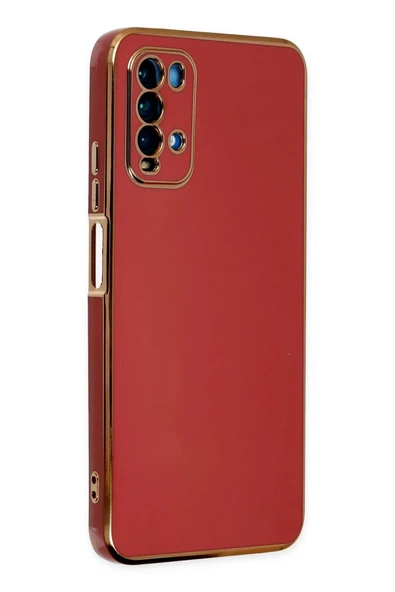 Xiaomi Redmi 9T Kılıf Volet Silikon - Kırmızı ürün görseli