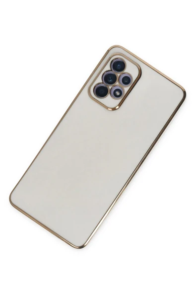 Samsung Galaxy A52 Kılıf Volet Silikon - Beyaz - Resim 3