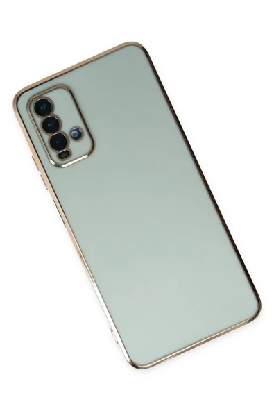 Xiaomi Redmi 9T Kılıf Volet Silikon - Açık Yeşil - Resim 3