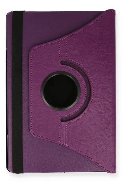 Lenovo M10 FHD Plus X606F Kılıf 360 Tablet Deri Kılıf - Mürdüm - Resim 3