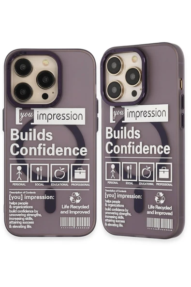 iPhone 14 Pro Kılıf Apollo Magneticsafe Desenli Kapak - Apollo Mor - 6 ürün görseli