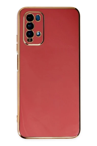 Xiaomi Redmi 9T Kılıf Volet Silikon - Kırmızı - Resim 2