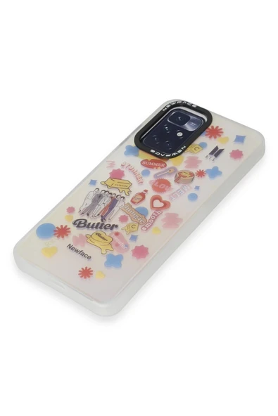 Xiaomi Redmi 10 2022 Kılıf Estoril Desenli Kapak - Estoril - 16 - Resim 4