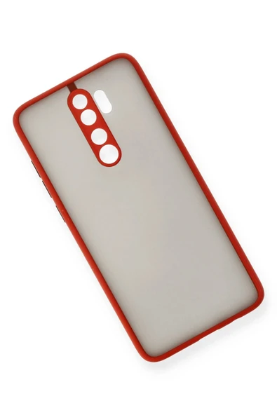 Xiaomi Redmi Note 8 Pro Kılıf Montreal Silikon Kapak - Kırmızı - 3