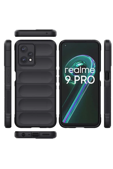 Realme 9 Pro 5G Kılıf Optimum Silikon - Kırmızı - Resim 2