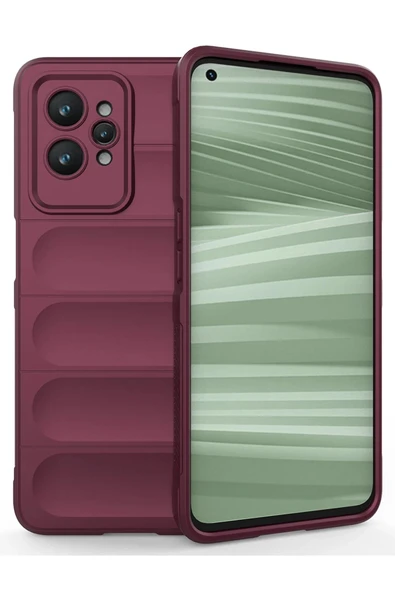 Realme GT2 Pro 5G Kılıf Optimum Silikon - Bordo ürün görseli