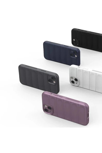 Realme 9i 4G Kılıf Optimum Silikon - Mor - Resim 3