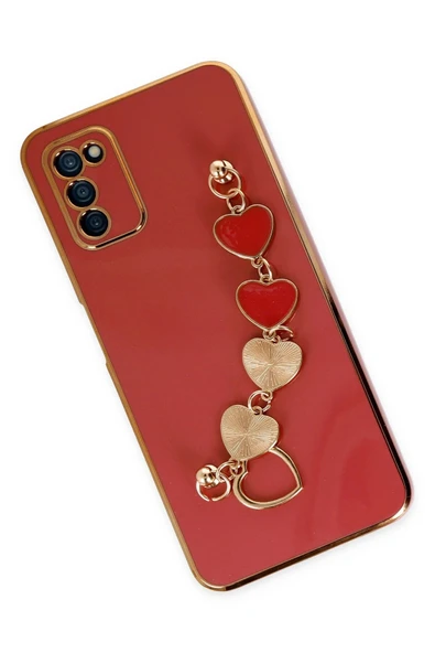 Samsung Galaxy A03S Kılıf Esila Silikon - Kırmızı - Resim 3