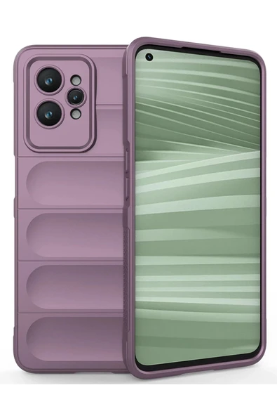 Realme GT2 Pro 5G Kılıf Optimum Silikon - Mor ürün görseli