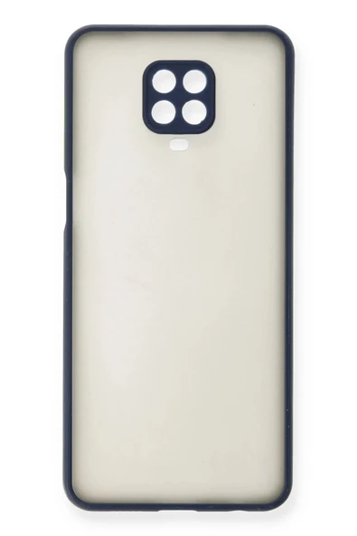 Xiaomi Redmi Note 9 Pro Kılıf Montreal Silikon Kapak - Lacivert - Resim 2