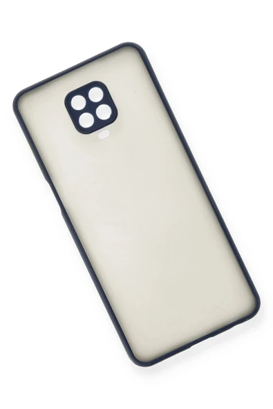 Xiaomi Redmi Note 9 Pro Kılıf Montreal Silikon Kapak - Lacivert - Resim 3