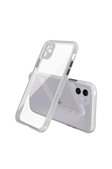 iPhone 12 Kılıf Miami Şeffaf Silikon - Şeffaf ürün görseli