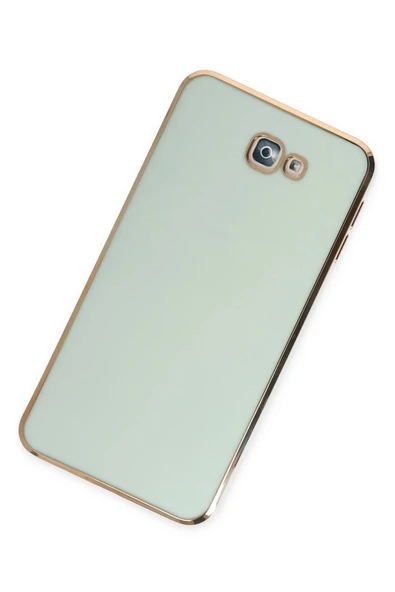 Samsung Galaxy J7 Prime Kılıf Volet Silikon - Açık Yeşil - Resim 3