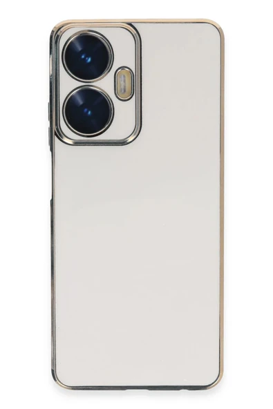 Realme C55 Kılıf Volet Silikon - Beyaz ürün görseli