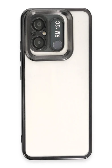 Xiaomi Redmi 12C Kılıf Slot Silikon - Siyah ürün görseli