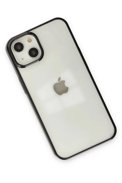 iPhone 14 Kılıf Element Silikon - Siyah - Resim 3