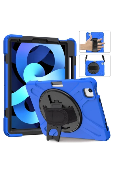 iPad Pro 11 (2020) Kılıf Amazing Tablet Kapak - Mavi - Resim 2