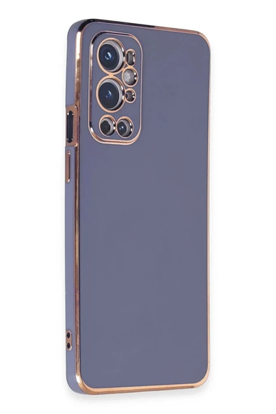 One Plus 9 Pro Kılıf Volet Silikon - Mavi - Resim 2