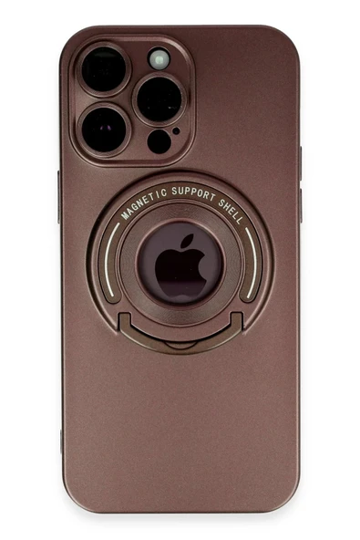 iPhone 13 Pro Max Kılıf Lukka Magneticsafe Kapak - Kahverengi ürün görseli